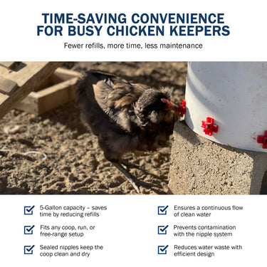 Noble Nest™ 5 Gallon Bucket Nipple Waterer